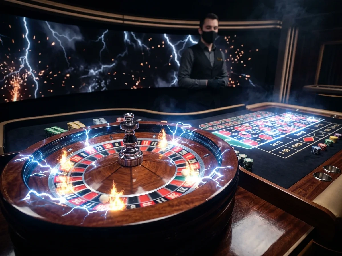 Live Lightning Roulette bij Spinalto